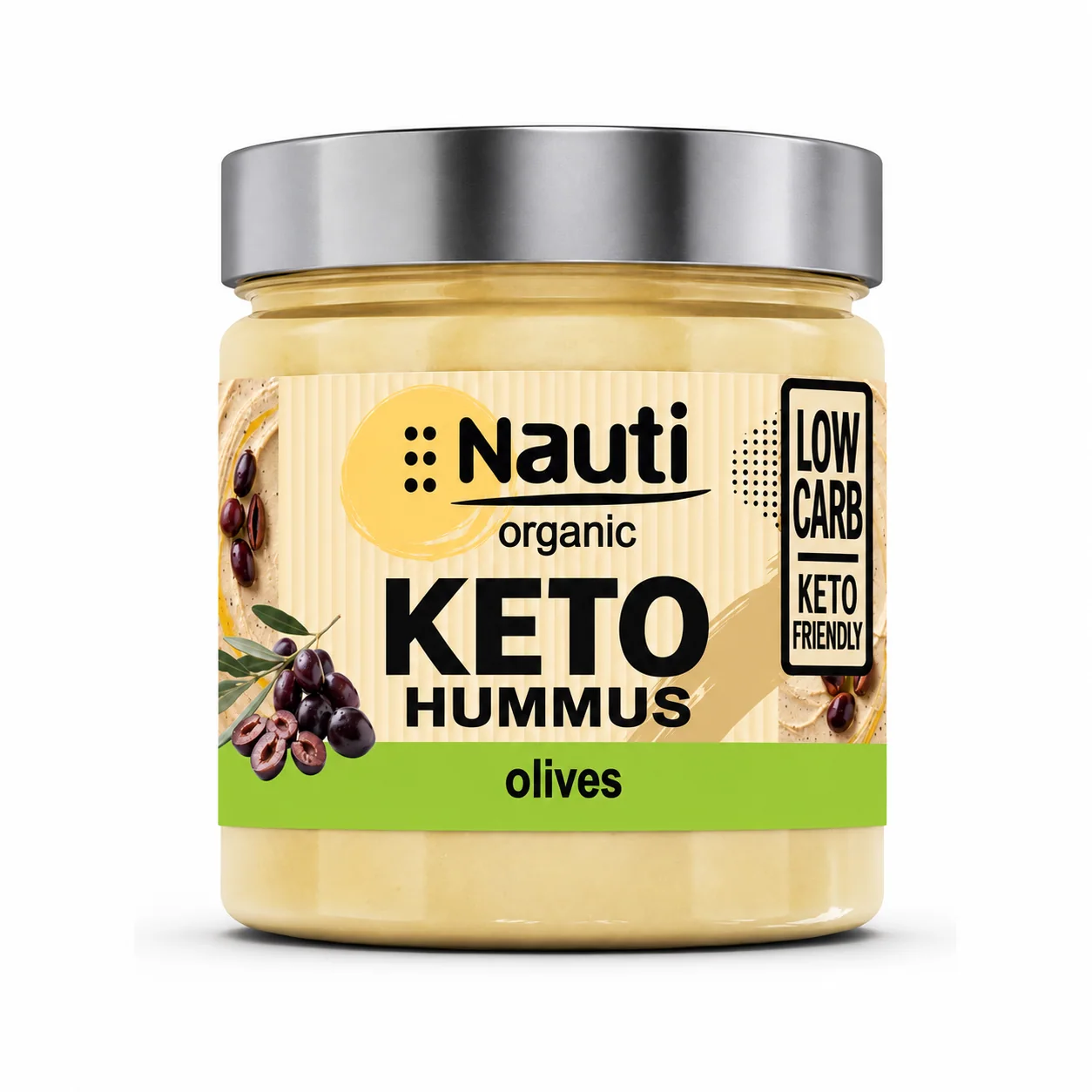 Keto Hummus with Olives
