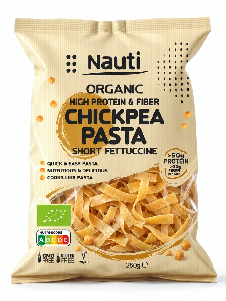 Chickpea Pasta — Short Fettuccine