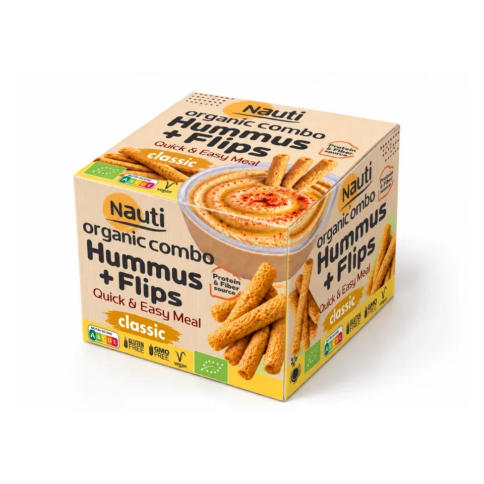 Nauti Combo Meals Hummus Classic packaging