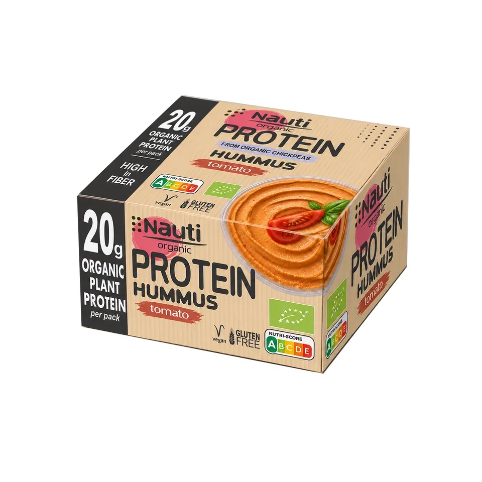 Protein Hummus with Tomato — boxed cup