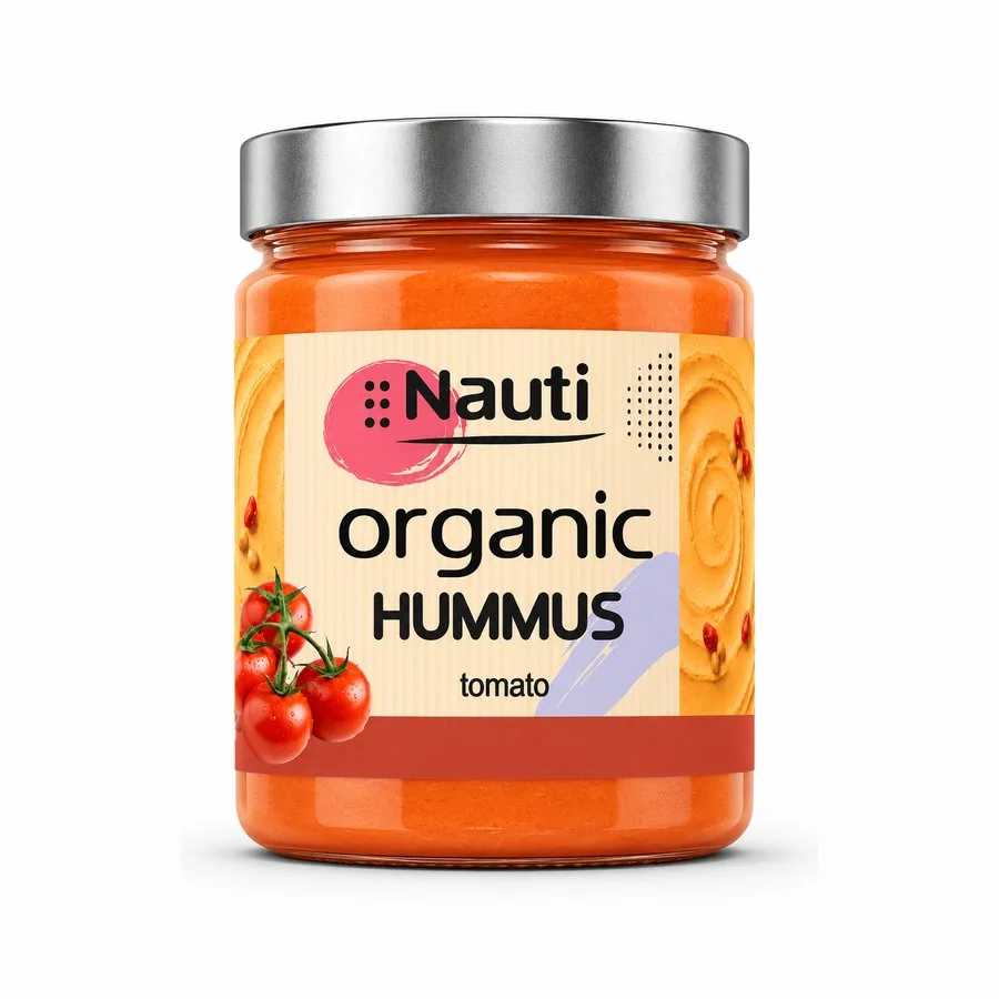 Organic Hummus with Tomato